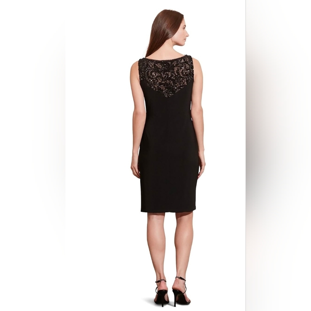 Ralph Lauren Elegant Black Sequin Dress - Picture 4 of 7